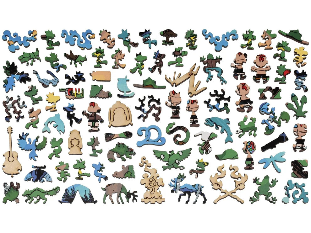 Happy Campers Wooden Puzzle