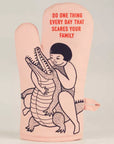 Scare Your Family Oven Mitt
