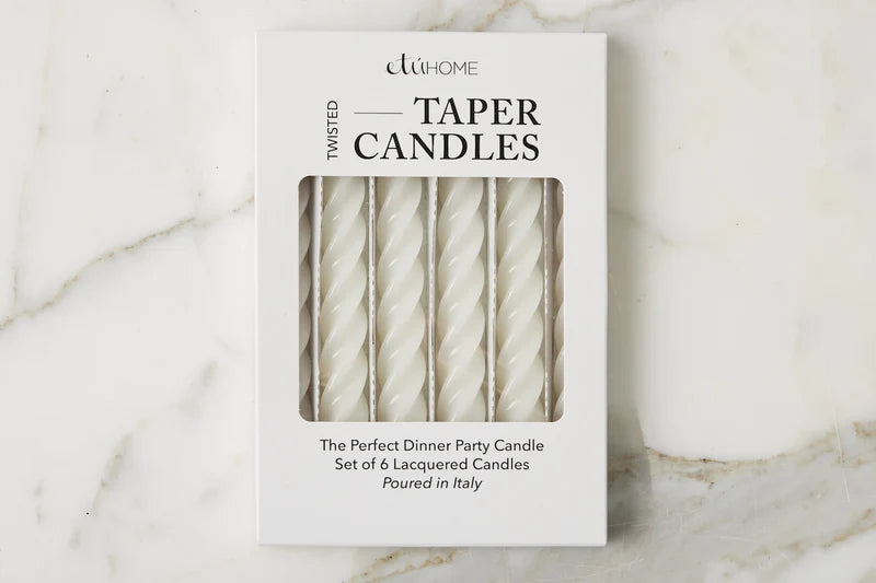 Twisted Taper Candles