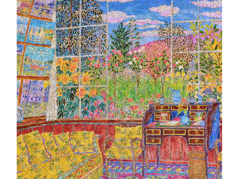 Monet&#39;s Studio at Giverny Wooden Puzzle