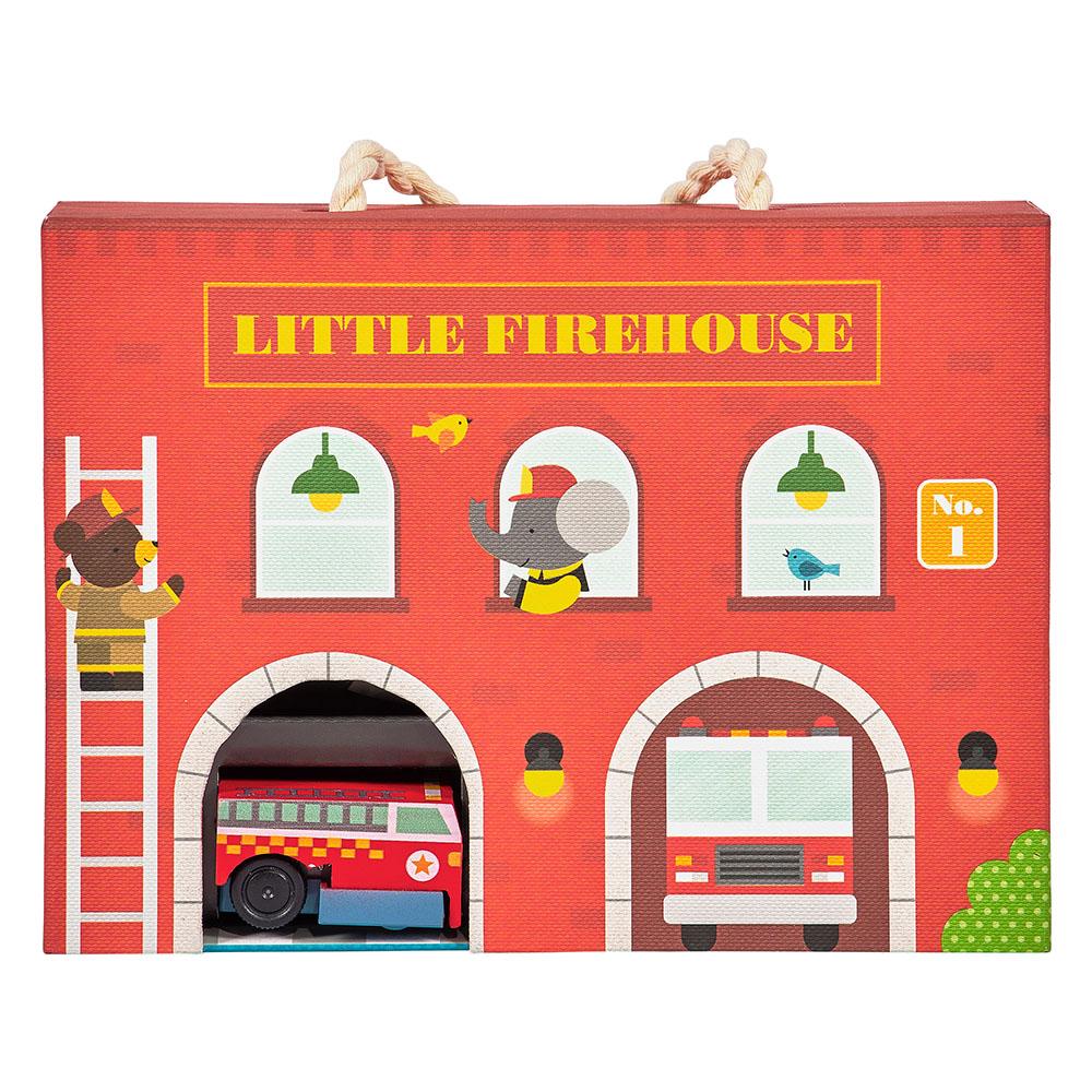 Firehouse Wind Up Play Set