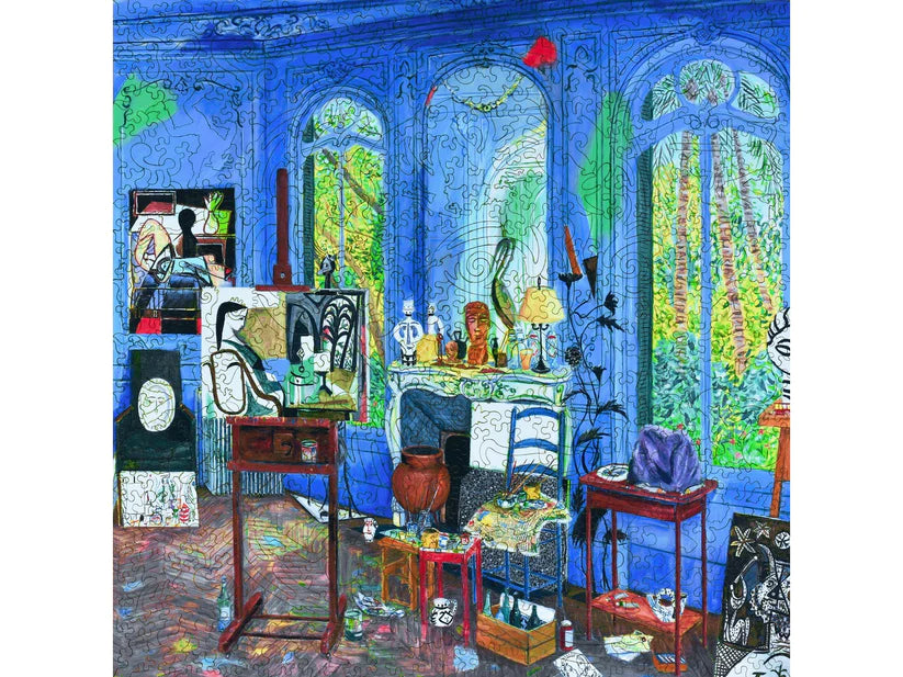 Picasso&#39;s Studio Wooden Puzzle