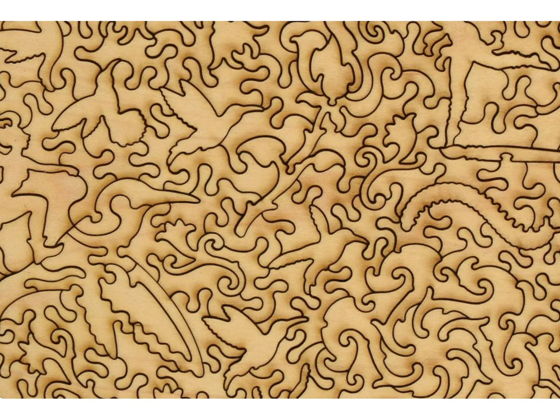 Pink Bouquet Wooden Puzzle