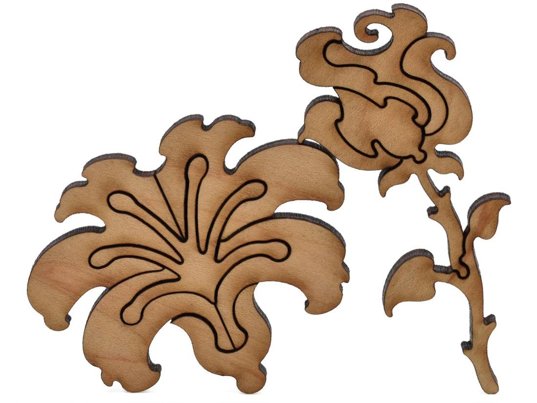 Pink Bouquet Wooden Puzzle