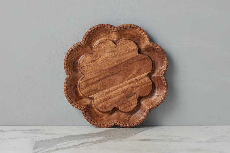 Scalloped English Bread Board