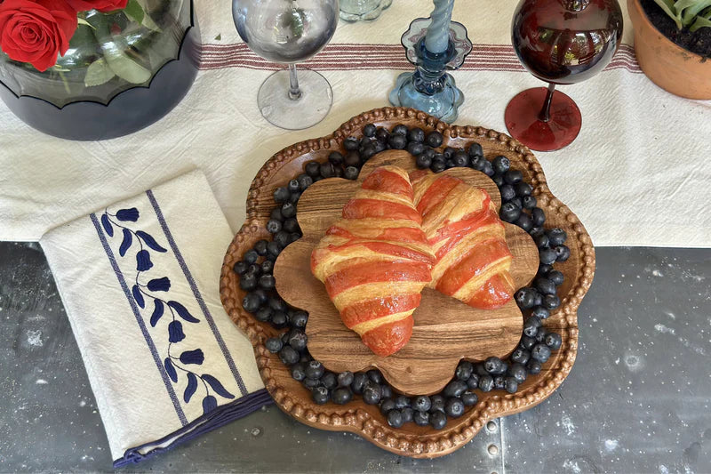 Scalloped English Bread Board