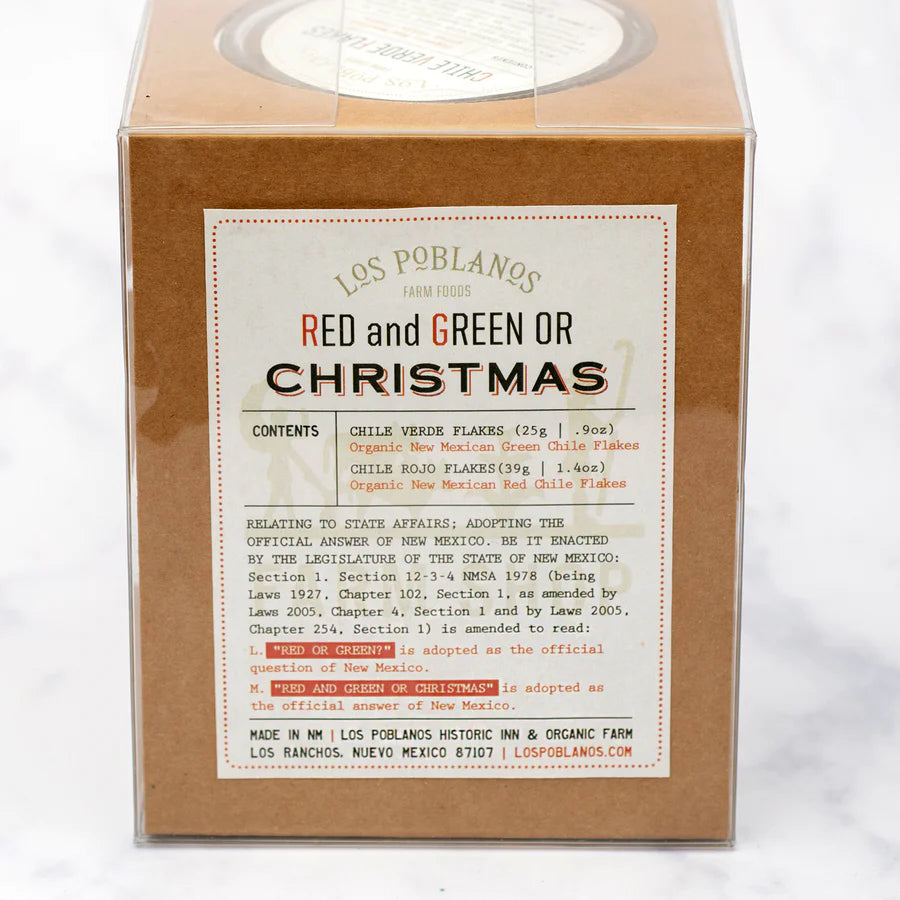 Organic Red &amp; Green Chile Gift Set