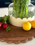 Scalloped Serving Board