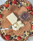 Scalloped English Bread Board Lazy Susan