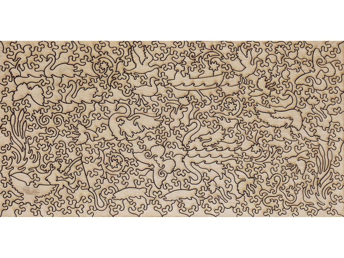 Swans Wooden Puzzle