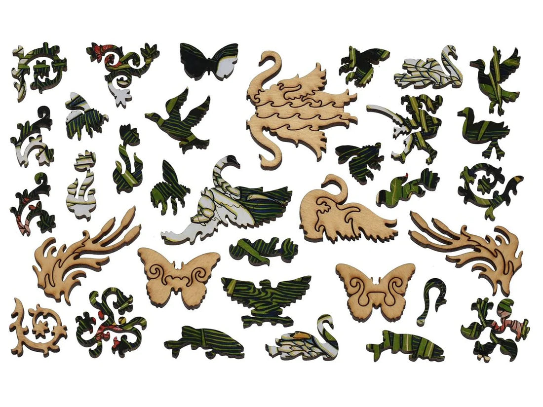 Swans Wooden Puzzle