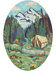 Tent Camping Wooden Puzzle