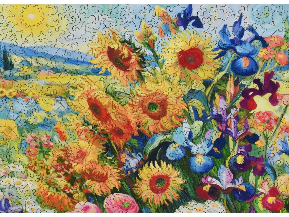 Van Gogh's Garden Wooden Puzzle