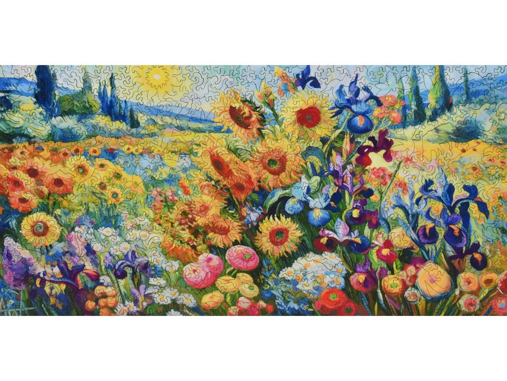 Van Gogh's Garden Wooden Puzzle
