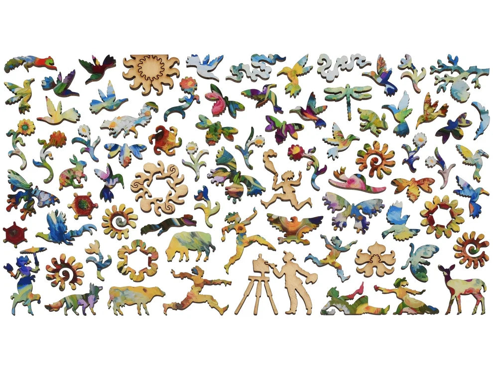 Van Gogh's Garden Wooden Puzzle