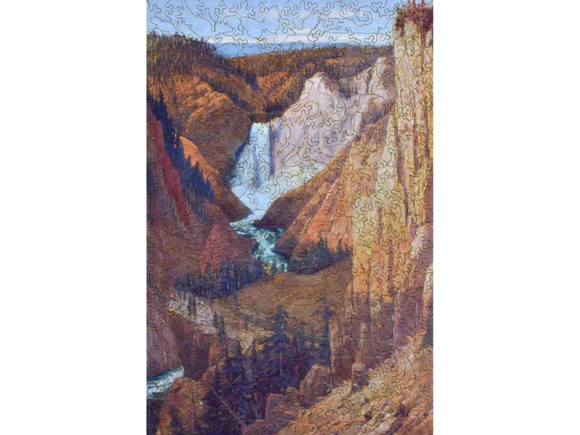 View of the Lower Falls Wooden Puzzle