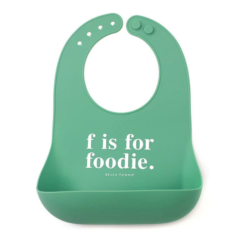 F is for Foodie Wonder Bib