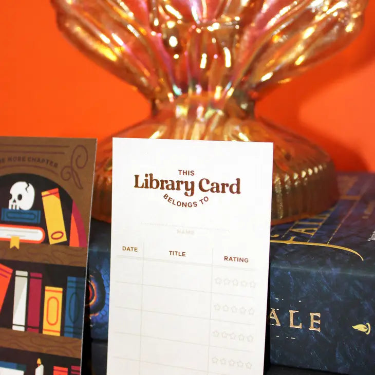 Library Card Bookmark