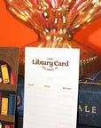 Library Card Bookmark