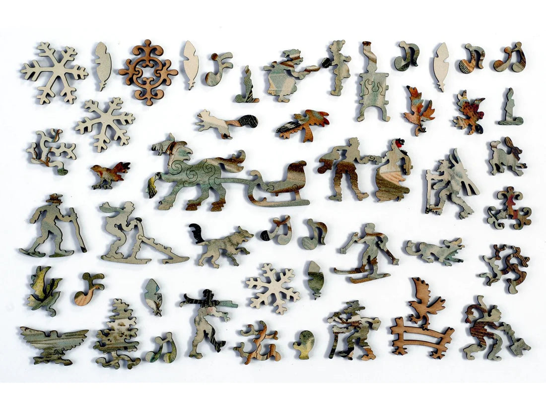 Central European Songbirds Wooden Puzzle