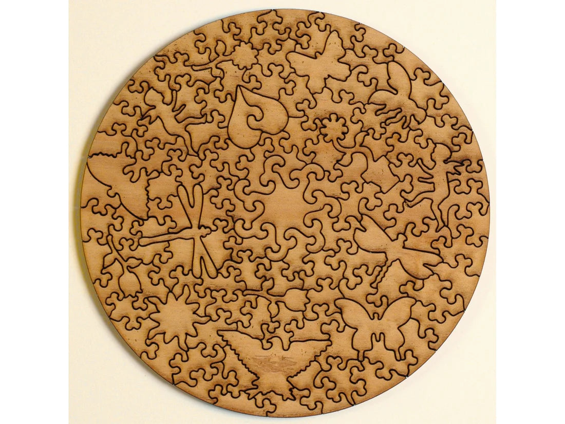 Dahlias Wooden Puzzle