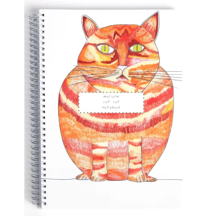 Malcolm Cat Cat Notebook