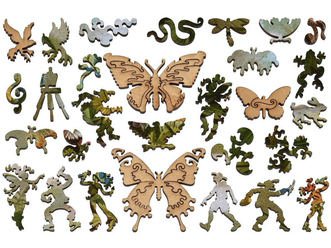 German Butterflies Wooden Puzzle