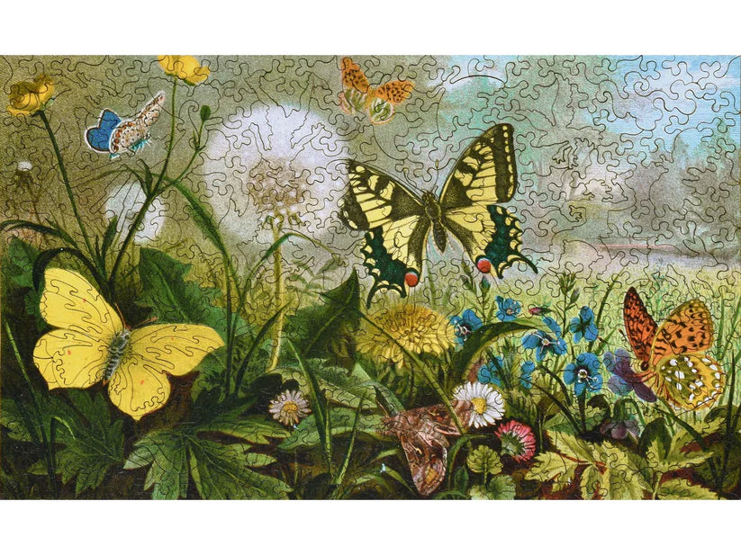 German Butterflies Wooden Puzzle