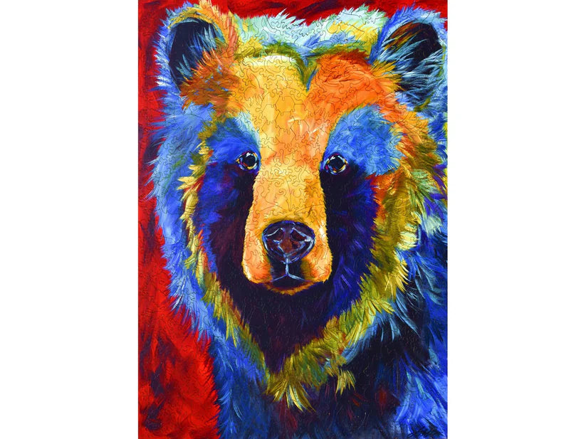 The Heart of a Bear Wooden Puzzle