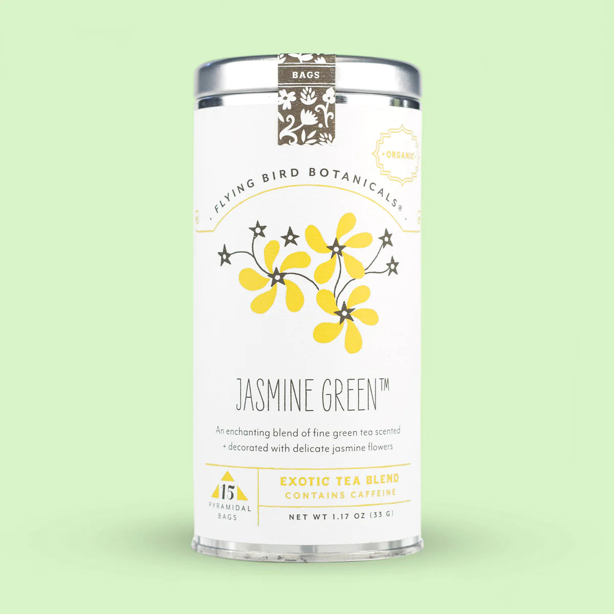 Organic Herbal Tea: Jasmine Green