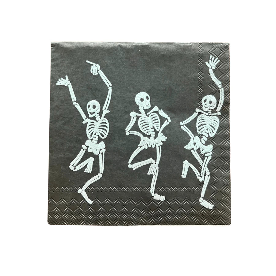 Skeleton Dance Cocktail Napkins