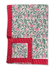 Block Print Holiday Tablecloth