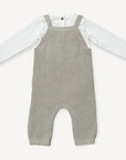 Lion Applique Knit Overall Set