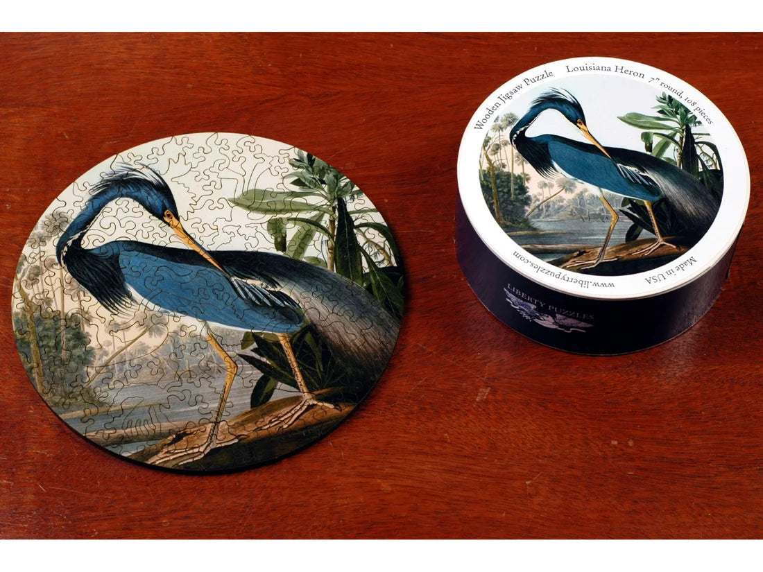 Louisiana Heron Wooden Puzzle