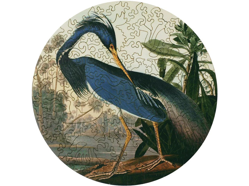 Louisiana Heron Wooden Puzzle