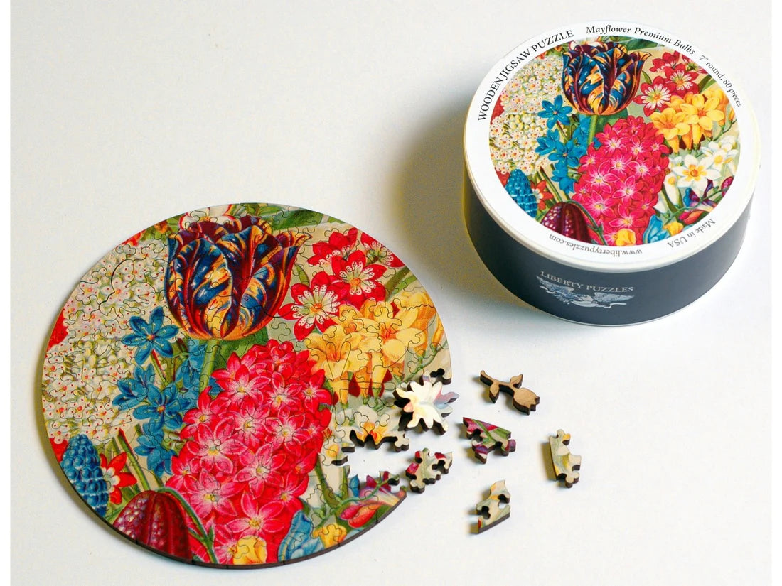 Mayflower Premium Bulbs Wooden Puzzle