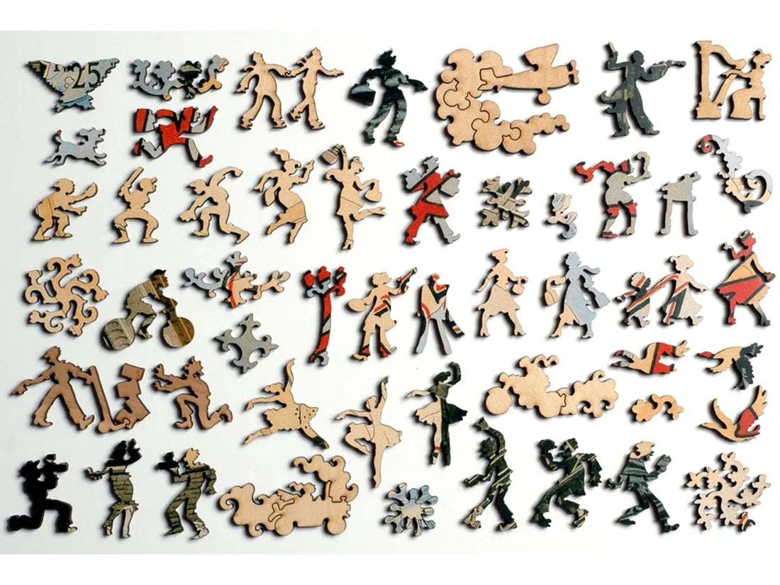 New York the Wonder City Wooden Puzzle