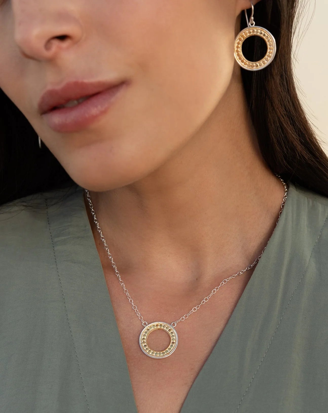 Classic Open Circle Necklace