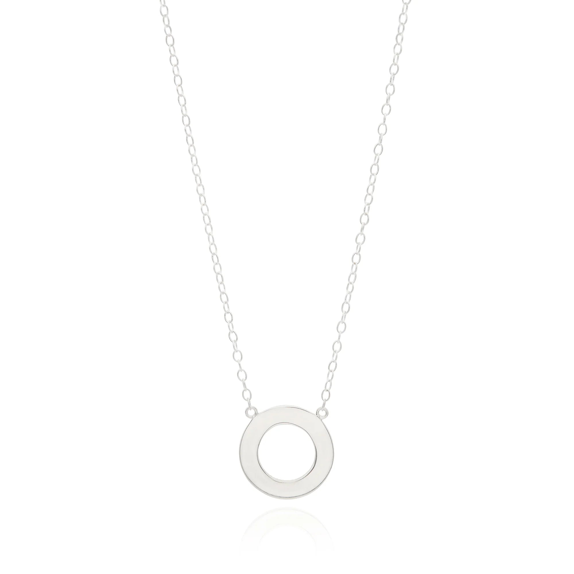 Classic Open Circle Necklace