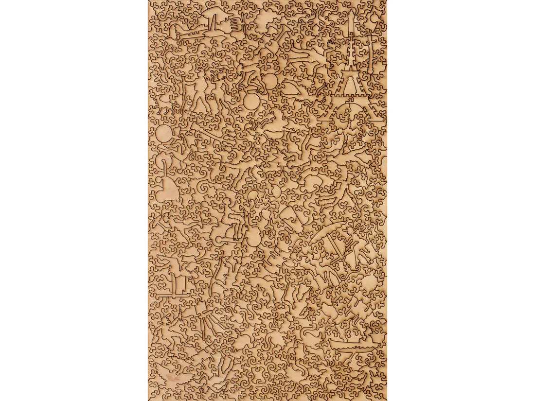 Paris Air France Wooden Puzzle