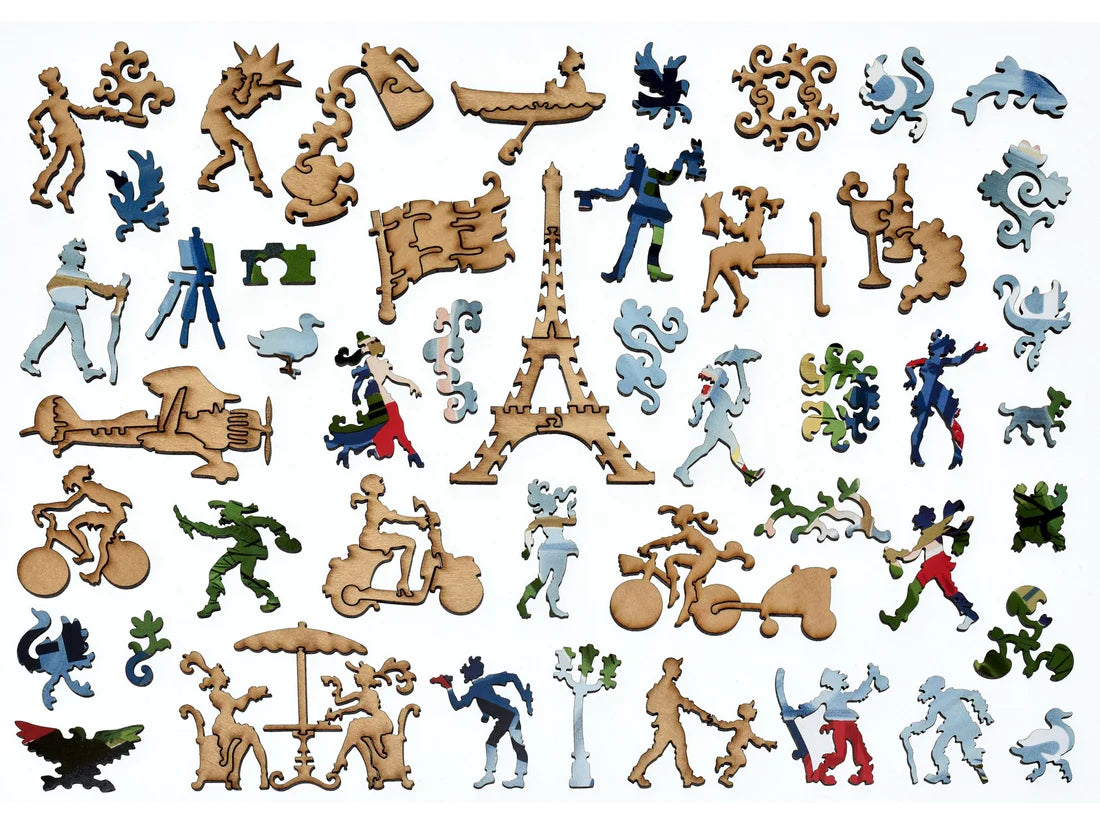 Paris Air France Wooden Puzzle