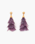 Gault Feathered Chandelier Earrings