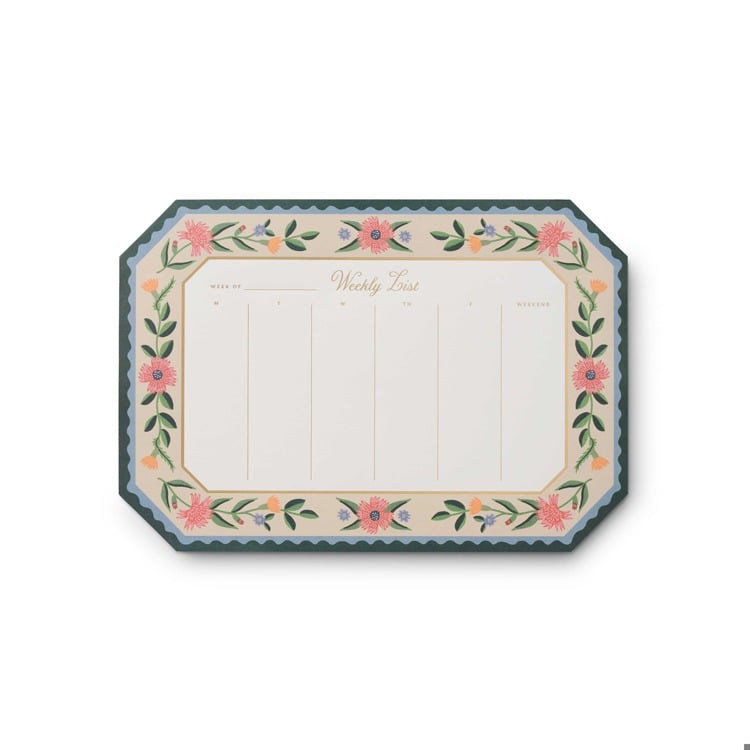 Aster Weekly Desk Pad