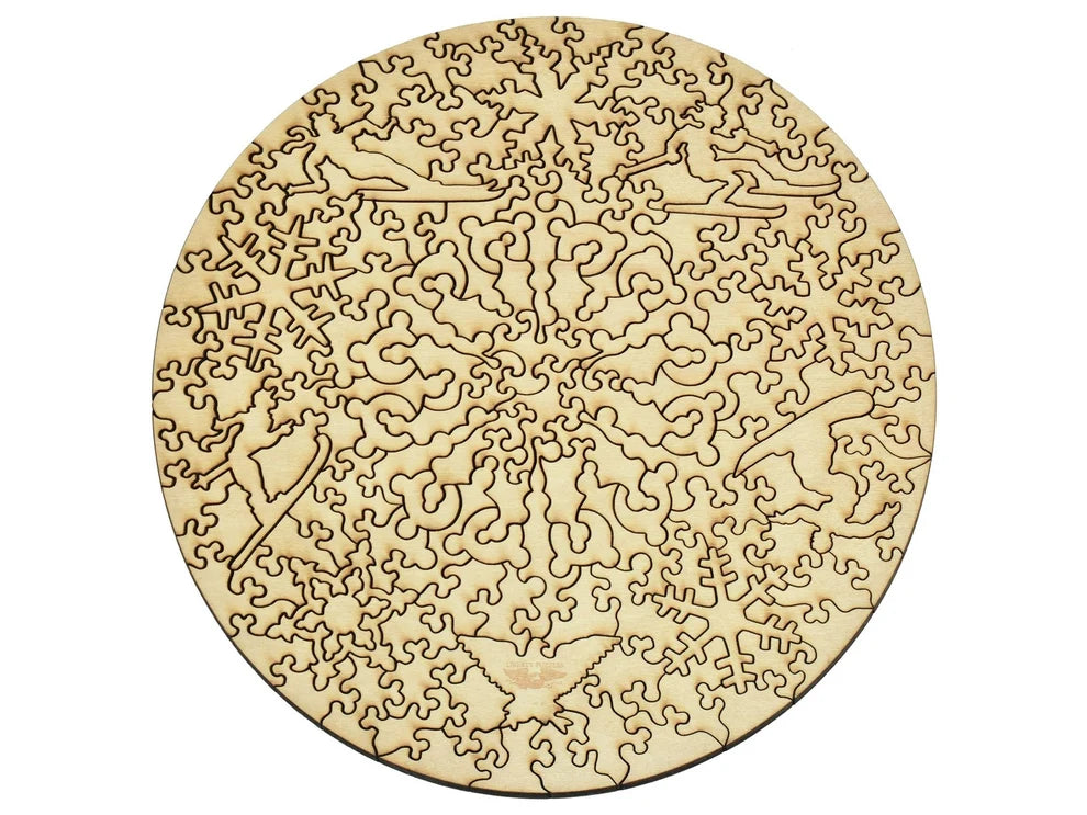 Snowflake Wooden Puzzle