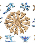 Snowflake Wooden Puzzle