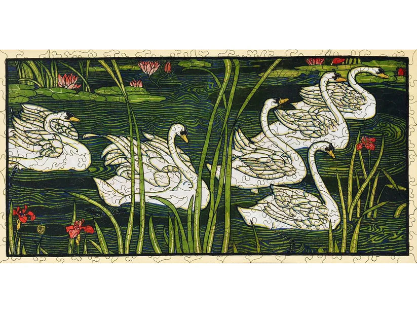 Swans Wooden Puzzle