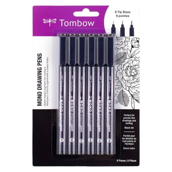 MONO Drawing Pens - Set of 6