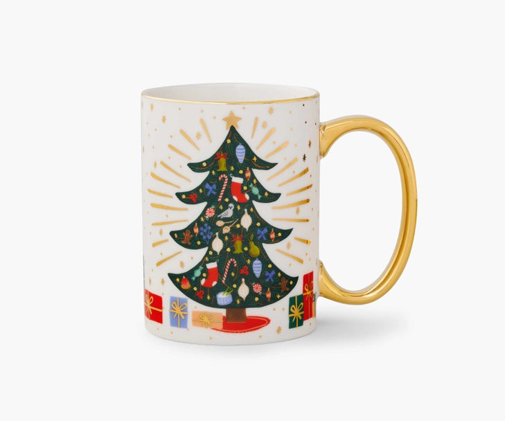 Holiday Tree Porcelain Mug