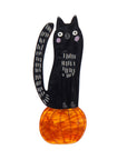Pumpkin Time Kitty Pin