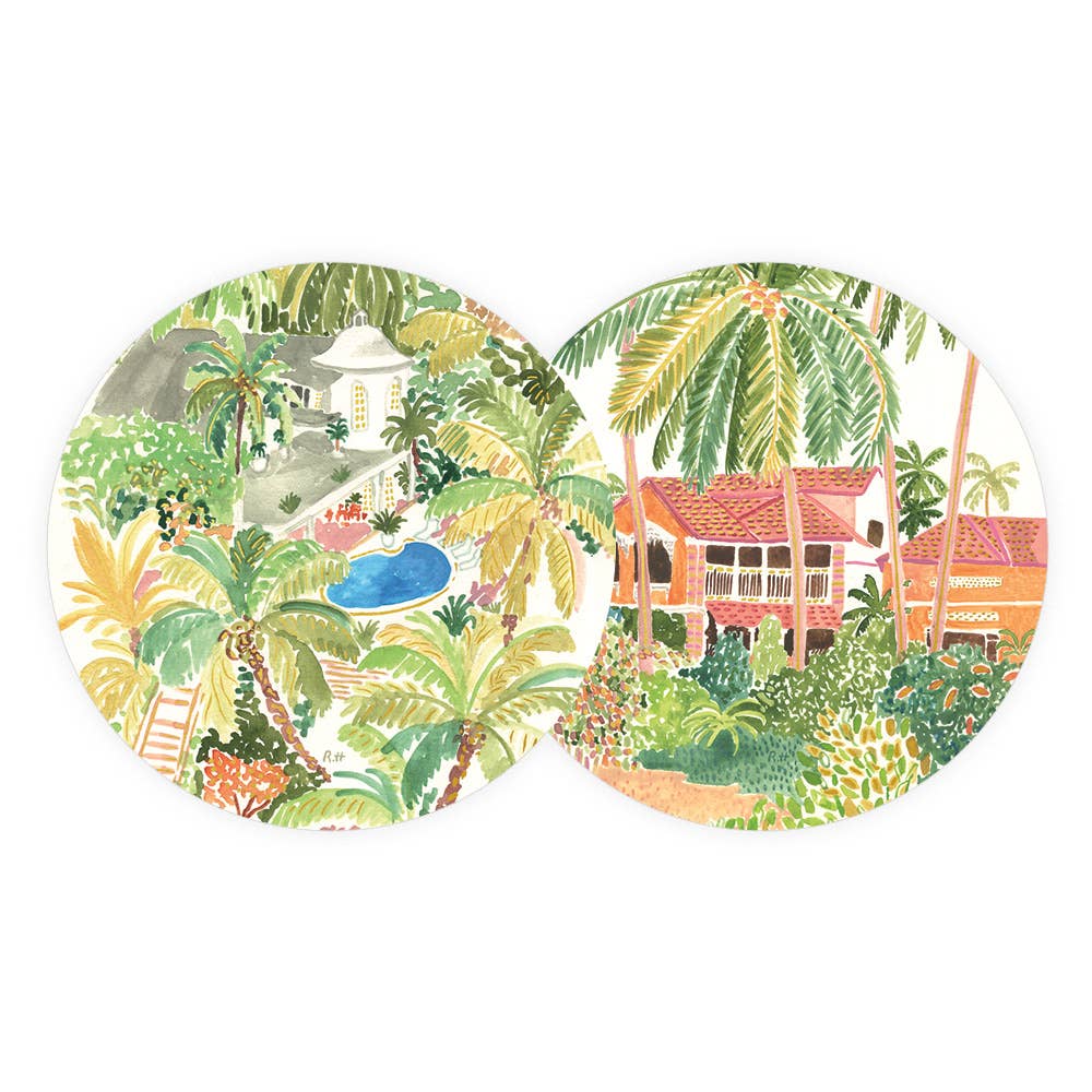 Oasis Seedlings Coaster Set